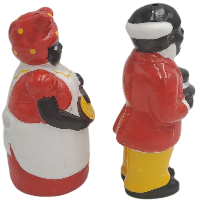 Vintage 1950's Uncle Mose and Aunt Jemima Salt and Pepper Shakers set- Black Americana