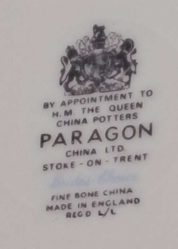 Vintage PARAGON Brides Choice Side Plate 161mm Stroke-On Trent  England
