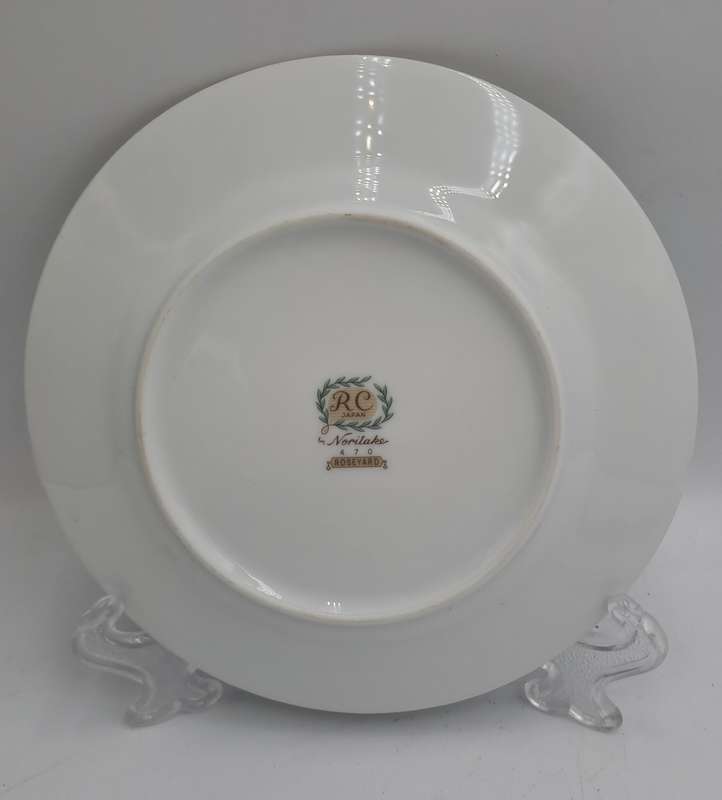 23 pc Vintage RC Japan Noritake "Roseyard" 470 -Tea set(6 Trios ,teapot creamer and Sugar bowl)