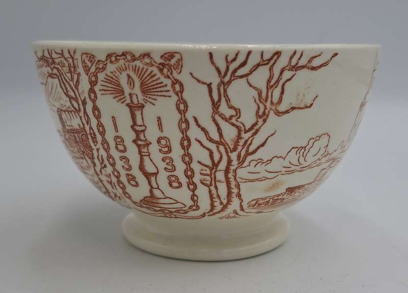 1838 to 1938 City of Johannesburg Voortrekker Centenary -Eeufees Bowl