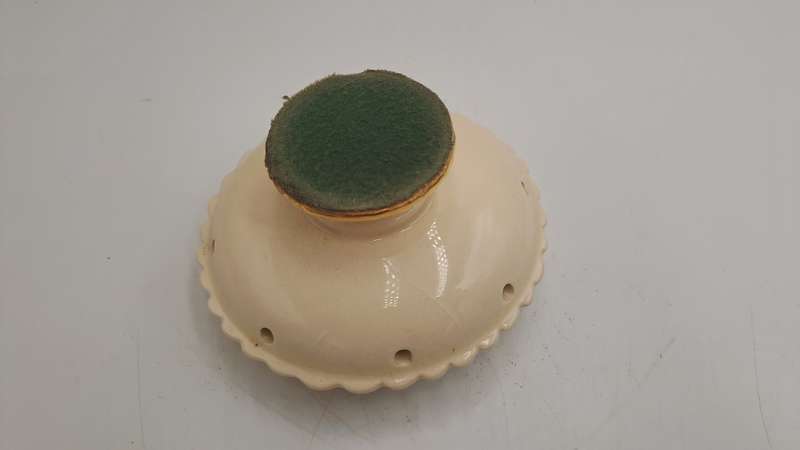 Vintage Floral Porcelain Pomander (container of aromatic substances)