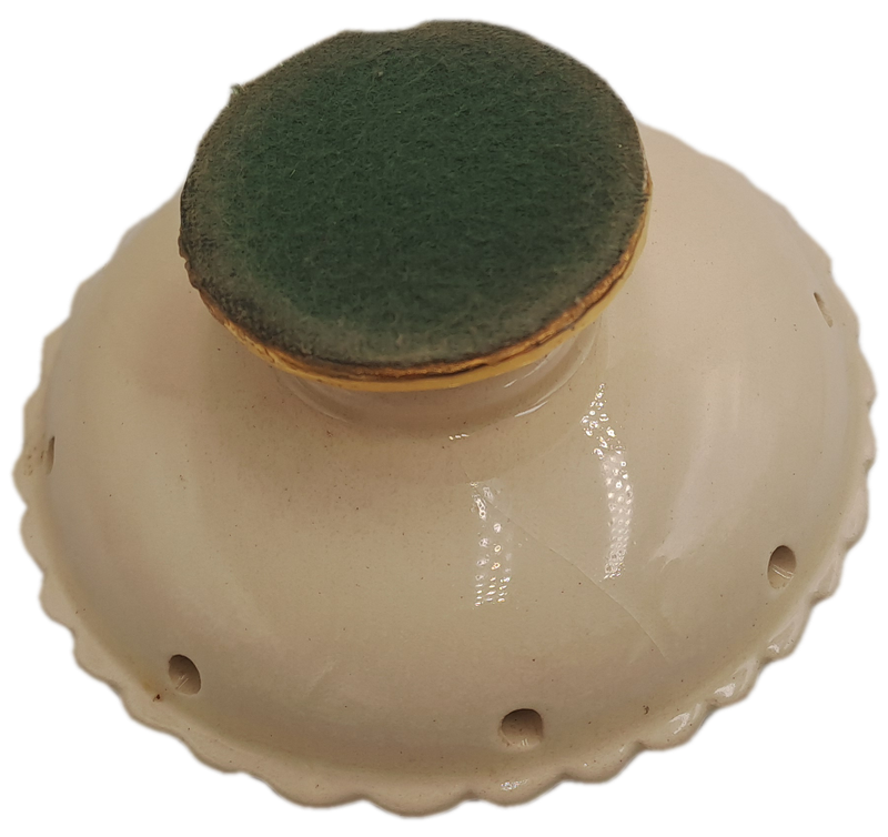 Vintage Floral Porcelain Pomander (container of aromatic substances)
