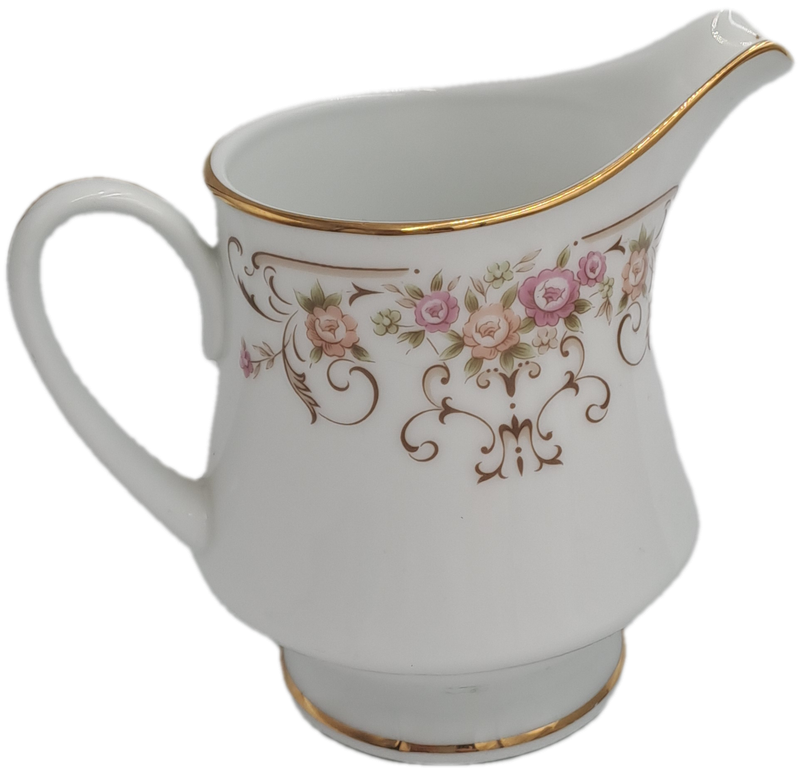 23 pc Vintage RC Japan Noritake "Roseyard" 470 -Tea set(6 Trios ,teapot creamer and Sugar bowl)