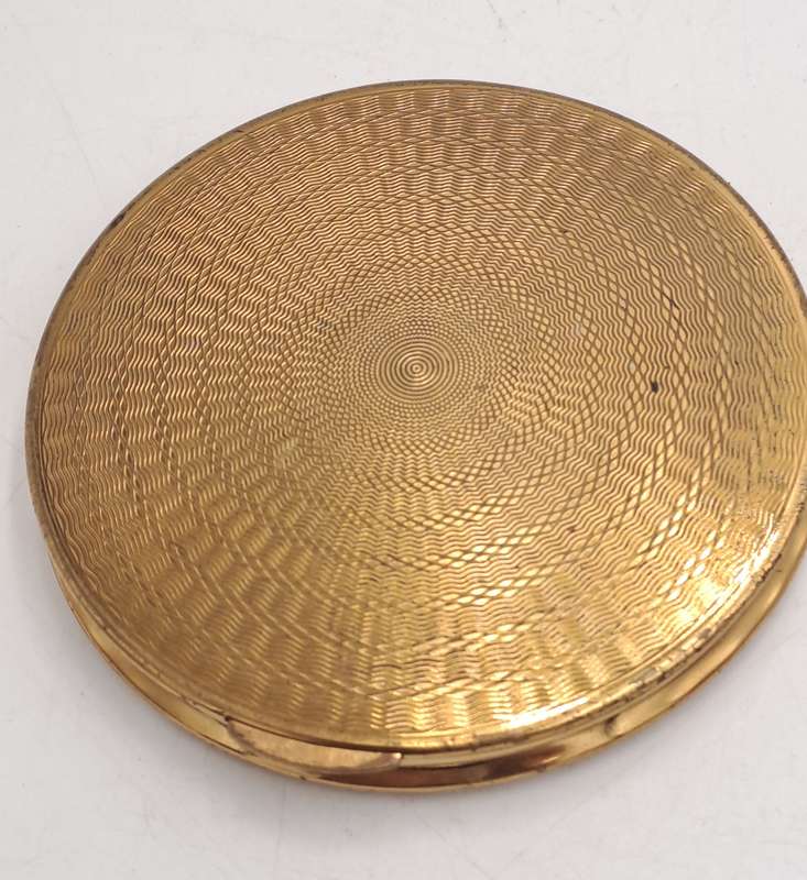 Pre-owned Vintage Ladies KIGU Powder Compact-with images of London - Made in England