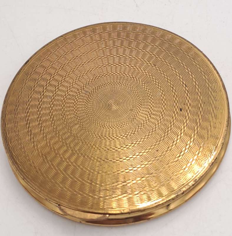 Pre-owned Vintage Ladies KIGU Powder Compact-with images of London - Made in England