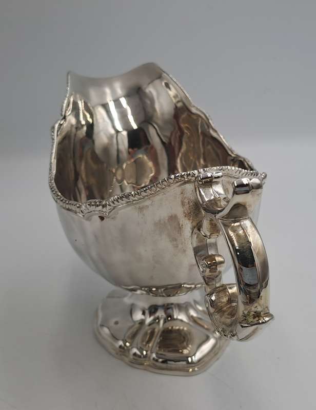 Vintage Silver-Plated Gravy Boat -Boxed