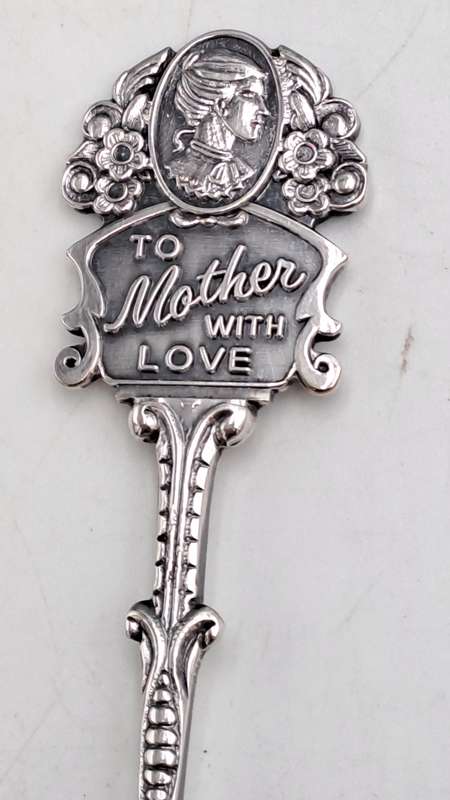 Silver Plated  "To Mother with Love " Spoon