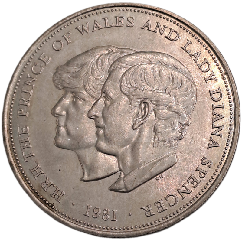 Collectable 1981 Royal Wedding Commemorative Crown Prince Charles and Lady Diana -Uncirulated