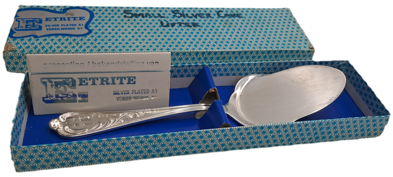 Eetrite Silver plated A1 Cake Server -Boxed