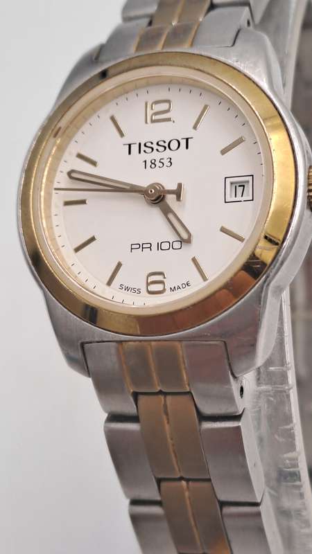 Pre-Owned Ladies Tissot 1852 PR100 Quartz Watch -Working