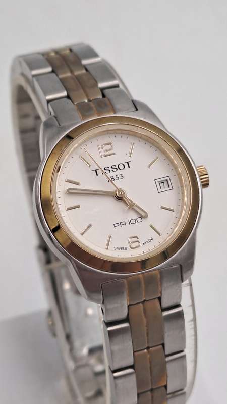 Pre-Owned Ladies Tissot 1852 PR100 Quartz Watch -Working
