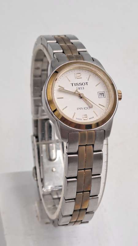 Pre-Owned Ladies Tissot 1852 PR100 Quartz Watch -Working