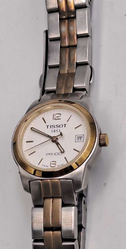 Pre-Owned Ladies Tissot 1852 PR100 Quartz Watch -Working