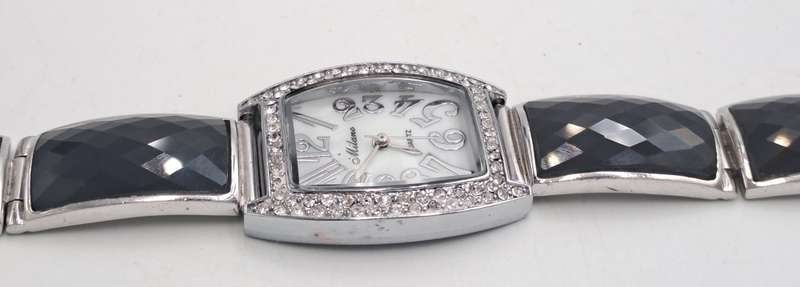 Pre-Owned Ladies MiLANO Quartz watch with .925 Sterling Silver Strap -working