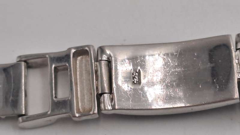 Pre-Owned Ladies MiLANO Quartz watch with .925 Sterling Silver Strap -working