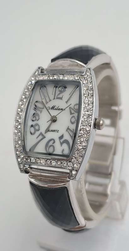 Pre-Owned Ladies MiLANO Quartz watch with .925 Sterling Silver Strap -working