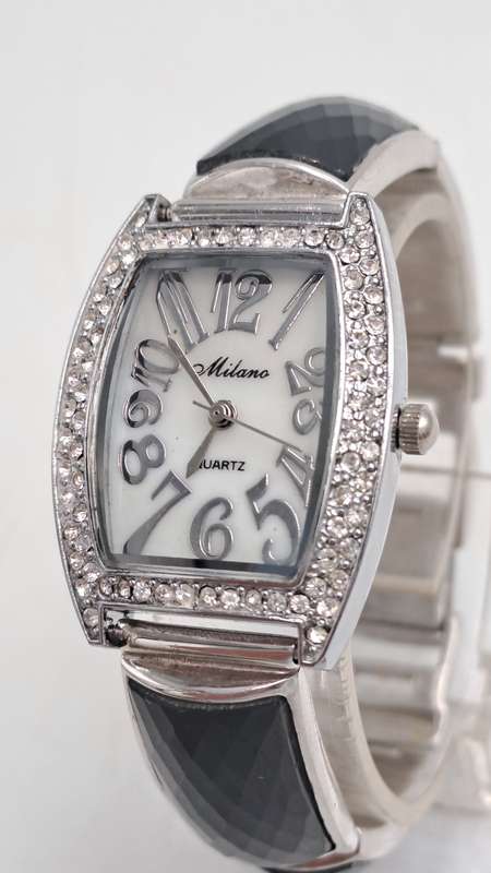 Pre-Owned Ladies MiLANO Quartz watch with .925 Sterling Silver Strap -working