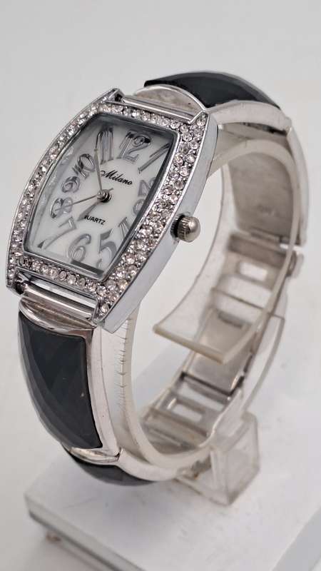 Pre-Owned Ladies MiLANO Quartz watch with .925 Sterling Silver Strap -working