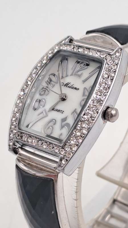 Pre-Owned Ladies MiLANO Quartz watch with .925 Sterling Silver Strap -working