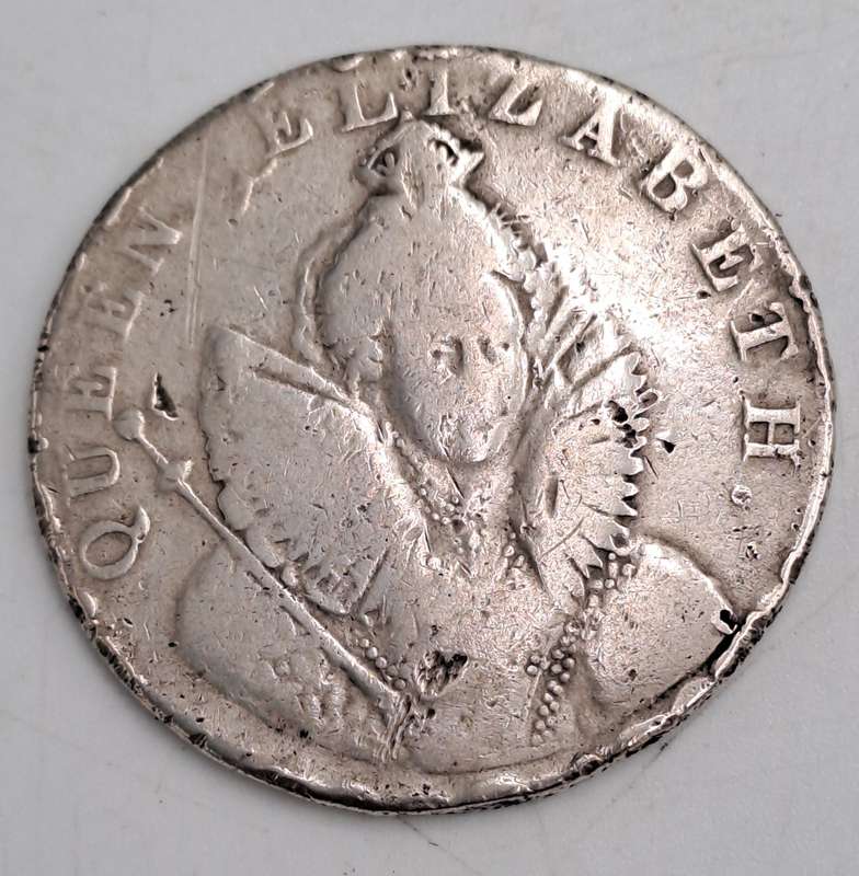 Antique 1794 United Kingdom ½ Penny -Sussex - Chichester / Elizabeth I (231 Year Old Coin)