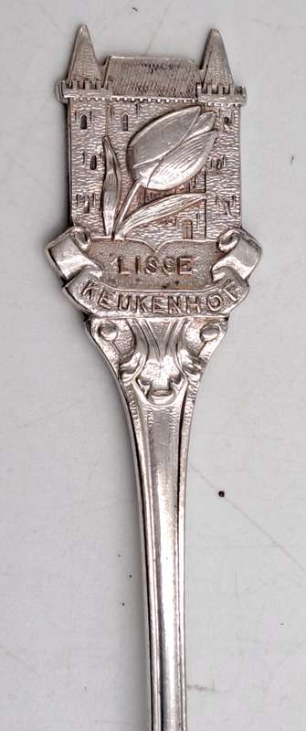Vintage Lisse Keukenhof Souvenir spoon- Silver Plate - Made in Holland