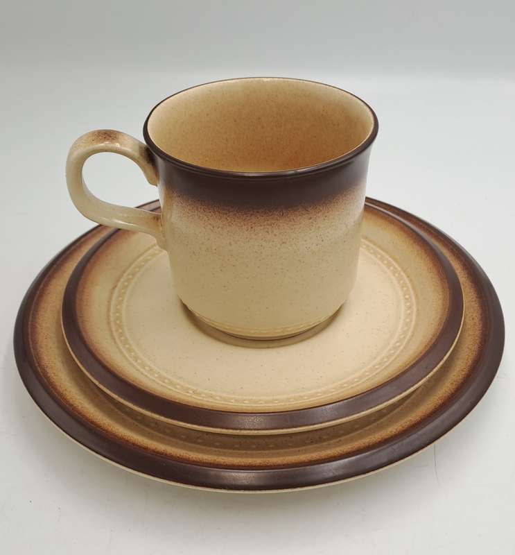 18pc ARITA HONEY WHEAT Country Kitchen 4339 Trio's x 6-Made in Japan