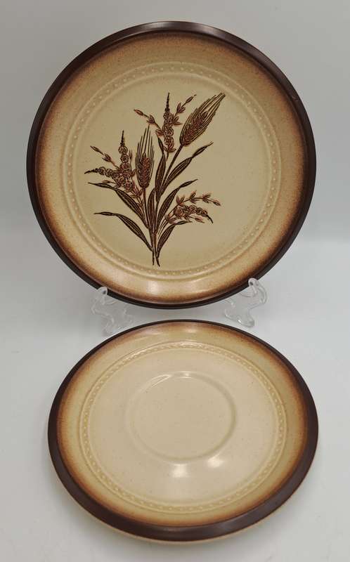 18pc ARITA HONEY WHEAT Country Kitchen 4339 Trio's x 6-Made in Japan