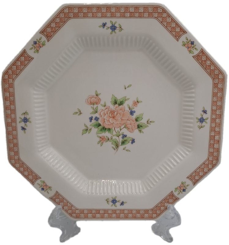 Vintage 1982-1992 Cameo Rose 20,8cm Plate By Nikko Classic Collection (10 Available)-Japan
