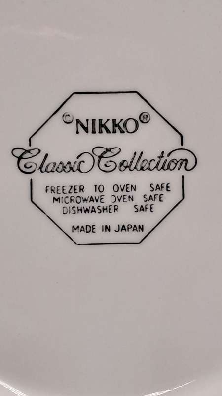 Vintage 1982-1992 Cameo Rose 20,8cm Plate By Nikko Classic Collection (10 Available)-Japan