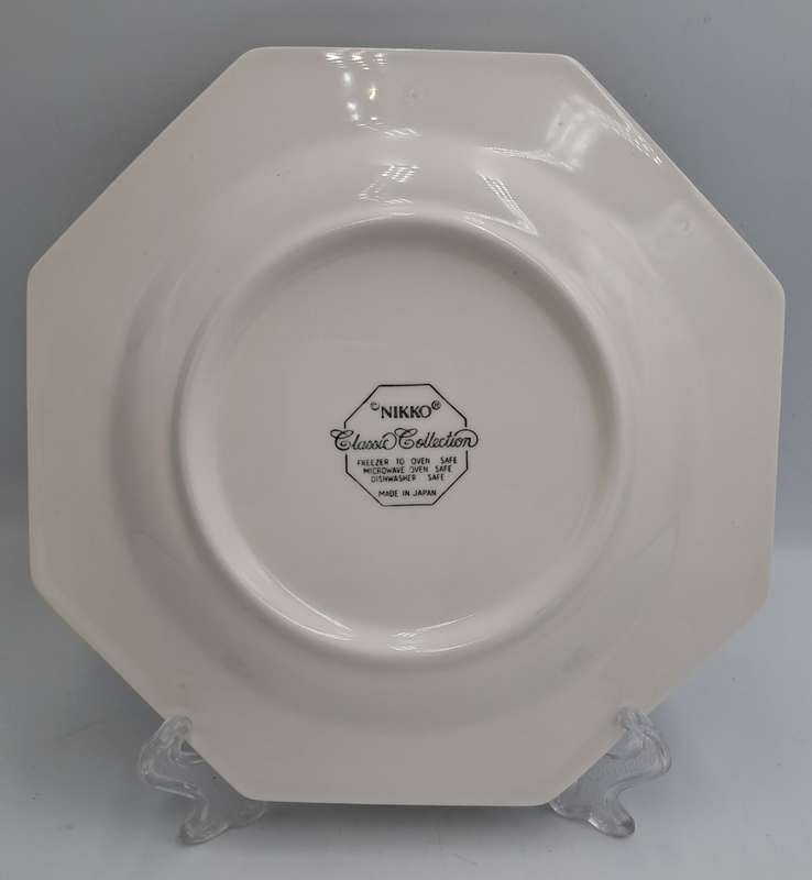 Vintage 1982-1992 Cameo Rose 20,8cm Plate By Nikko Classic Collection (10 Available)-Japan