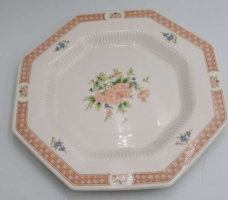 Vintage 1982-1992 Cameo Rose Large Dinner Plate By Nikko Classic Collection (11 Available)-Japan