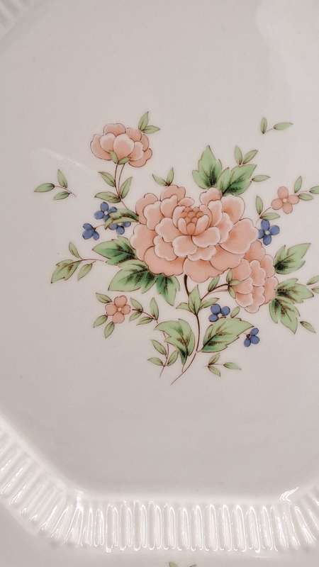 Vintage 1982-1992 Cameo Rose Large Dinner Plate By Nikko Classic Collection (11 Available)-Japan