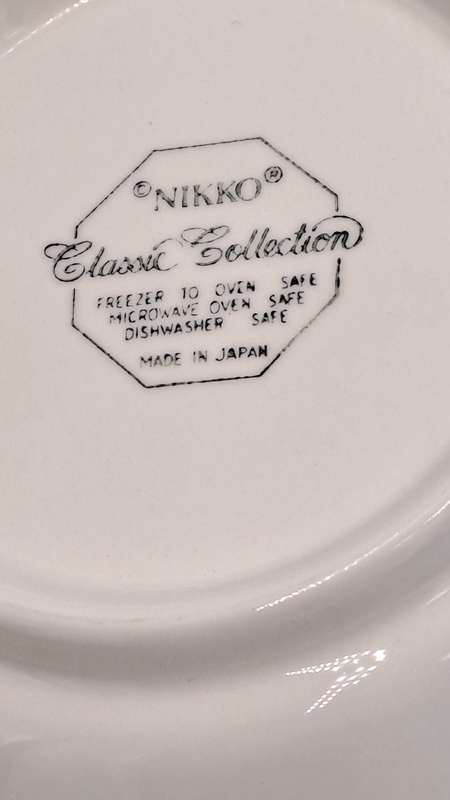 Vintage 1982-1992 Cameo Rose Salad Bowl By Nikko Classic Collection (12 Available)-Made in Japan