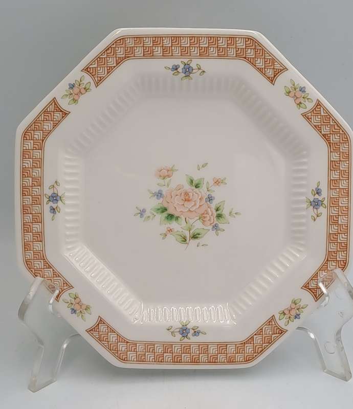 Vintage 1982-1992 Cameo Rose Side Plates By Nikko Classic Collection (12 Available)-Made in Japan