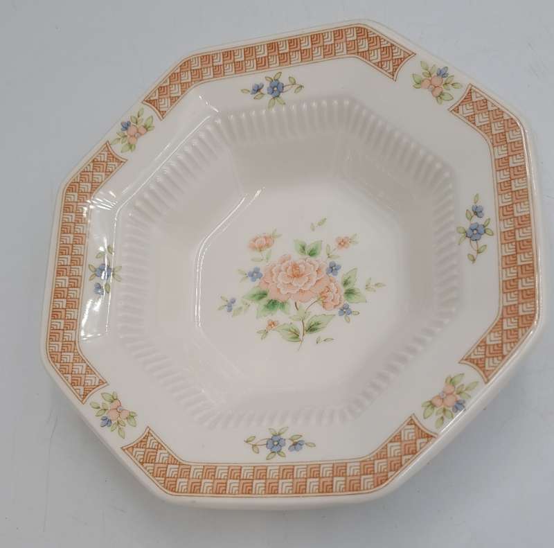 Vintage 1982-1992 Cameo Rose Dessert Bowl By Nikko Classic Collection (12 Available)-Made in Japan