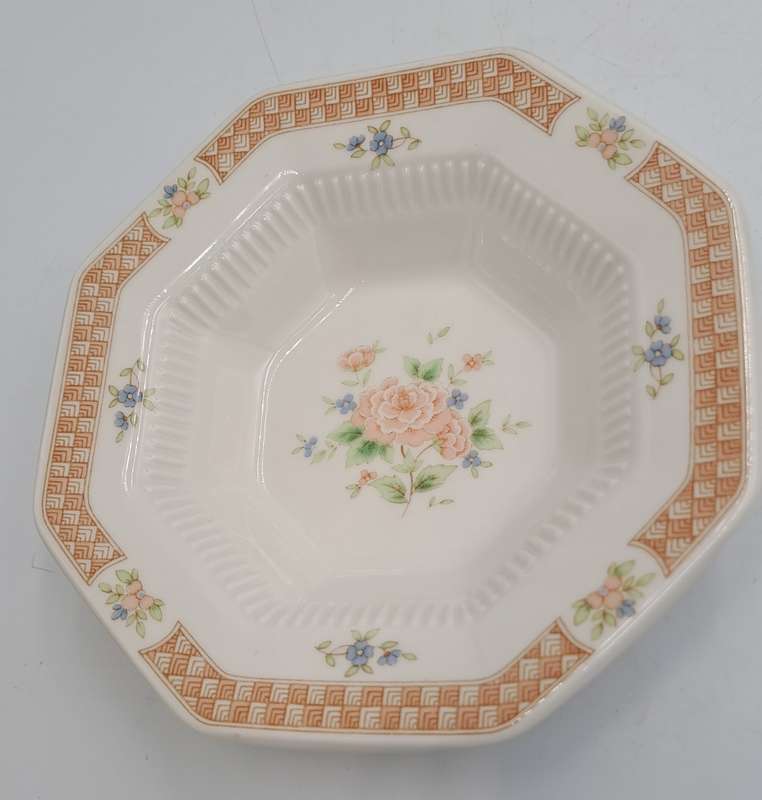 Vintage 1982-1992 Cameo Rose Dessert Bowl By Nikko Classic Collection (12 Available)-Made in Japan