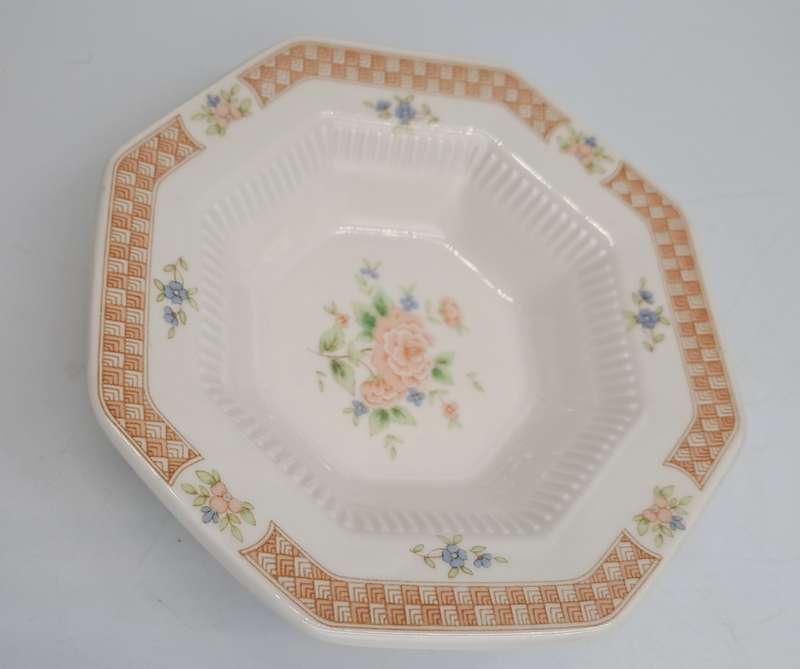 Vintage 1982-1992 Cameo Rose Dessert Bowl By Nikko Classic Collection (12 Available)-Made in Japan