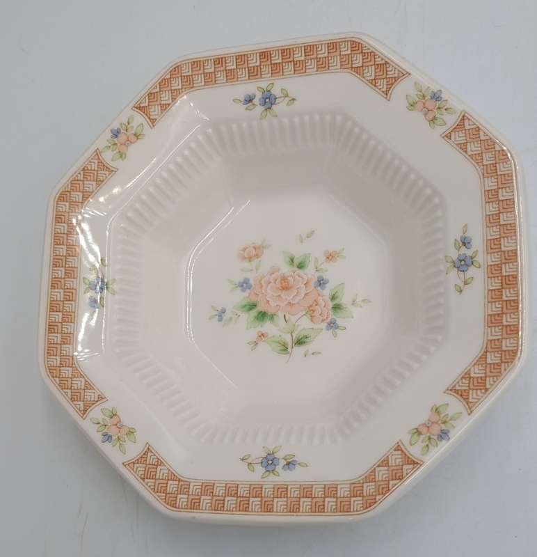 Vintage 1982-1992 Cameo Rose Dessert Bowl By Nikko Classic Collection (12 Available)-Made in Japan