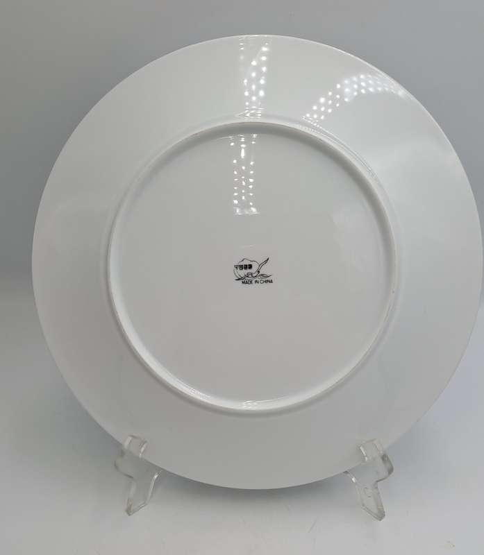 Crown Ming HARMONY Floral Fine China Dinner Plate By Jian Shiang Made in China (8 available)
