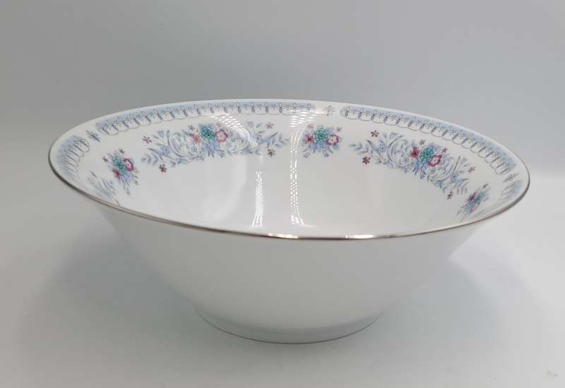 Crown Ming HARMONY Floral Fine China Salad Bowl  By Jian Shiang Made in China