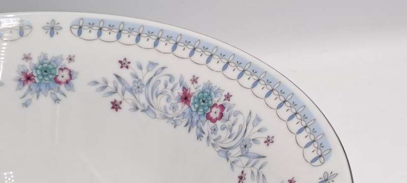 Crown Ming HARMONY Floral Fine China Salad Bowl  By Jian Shiang Made in China