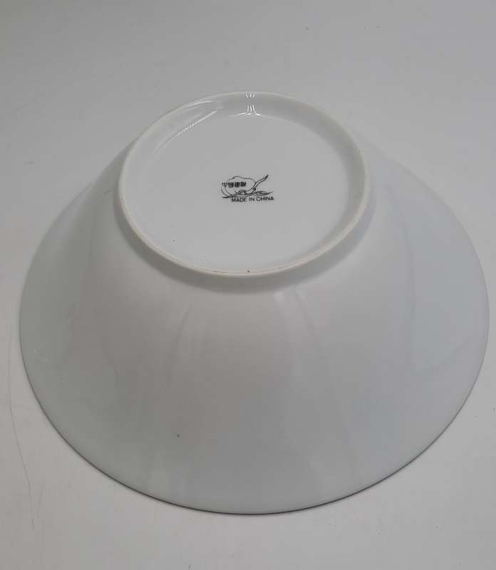 Crown Ming HARMONY Floral Fine China Salad Bowl  By Jian Shiang Made in China