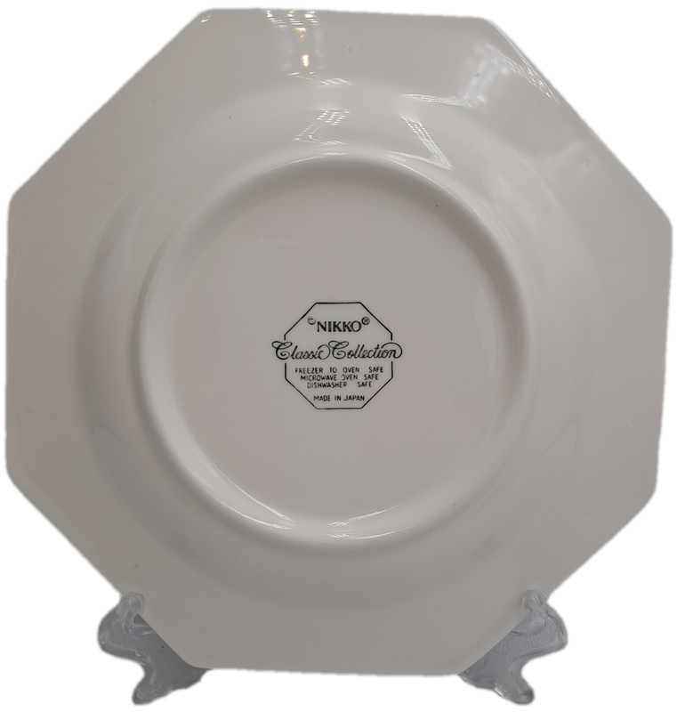 Vintage 1982-1992 Cameo Rose 20,8cm Plate By Nikko Classic Collection (10 Available)-Japan