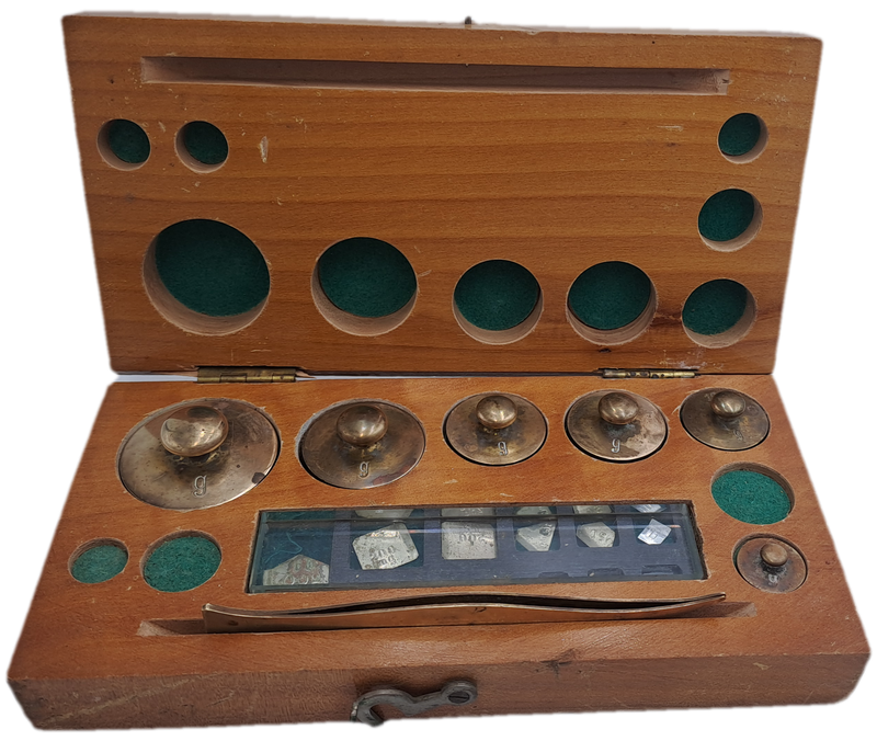 Antique 1903-1917 Boxed Set of Jewellers Apothecary Scales Weights -Macdonald,Adams & Co.Ltd-J.H.B