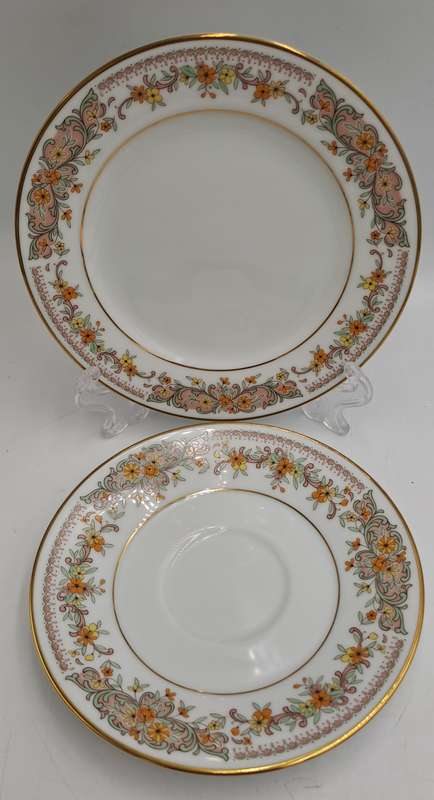 Vintage 1975-1982 Contemporary Noritake Tea Trio CLARA 2687 Fine China-Sri-Lanka (6 available)