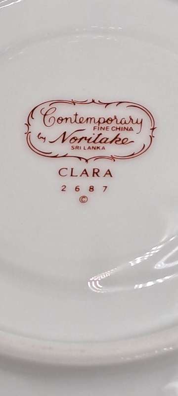 Vintage 1975-1982 Contemporary Noritake Tea Trio CLARA 2687 Fine China-Sri-Lanka (6 available)