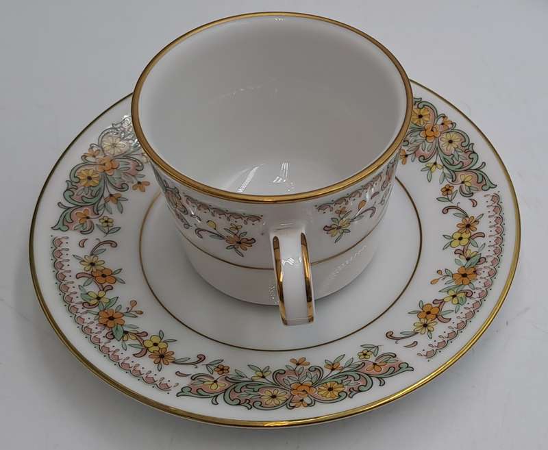 12pc Vintage 1975-1982 Contemporary Noritake 6 Demitasse CLARA 2687  cup and Saucer sets-Sri-Lanka