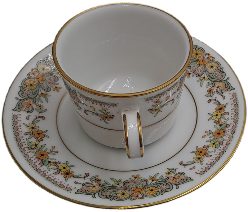 12pc Vintage 1975-1982 Contemporary Noritake 6 Demitasse CLARA 2687  cup and Saucer sets-Sri-Lanka