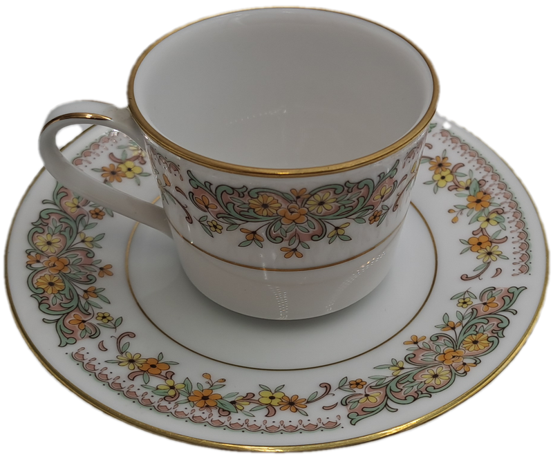 12pc Vintage 1975-1982 Contemporary Noritake 6 Demitasse CLARA 2687  cup and Saucer sets-Sri-Lanka