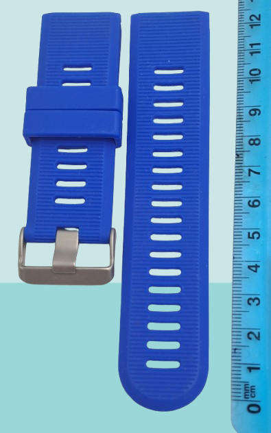 New 26mm Royal Blue Silicone Quick fit Band for Garmin Fenix-Tactix-enduro-(see compatibility )